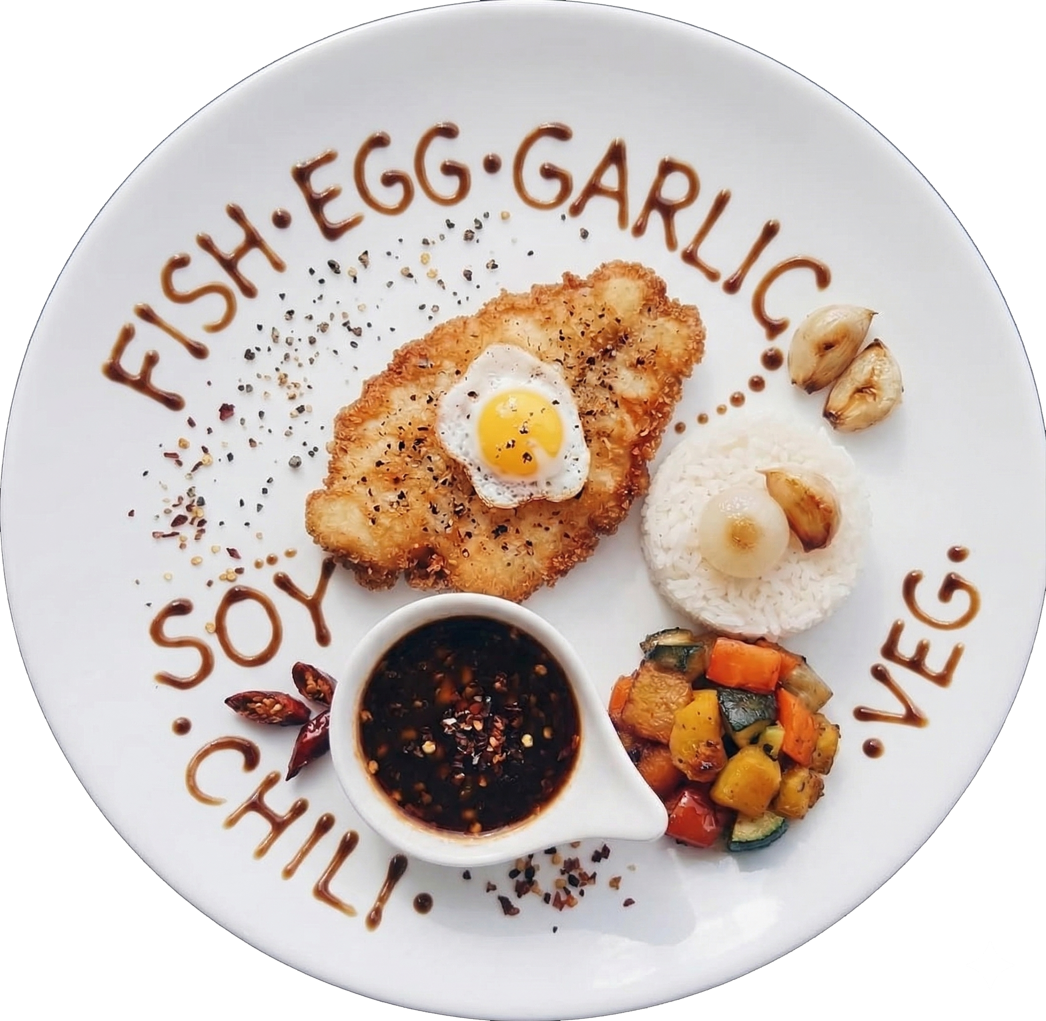 Fish Cutlet on a plate photo